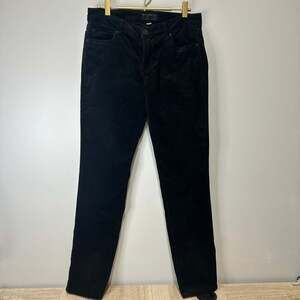 Kut From The Kloth Catherine Boyfriend Black Corduroy Pants, Sz 4